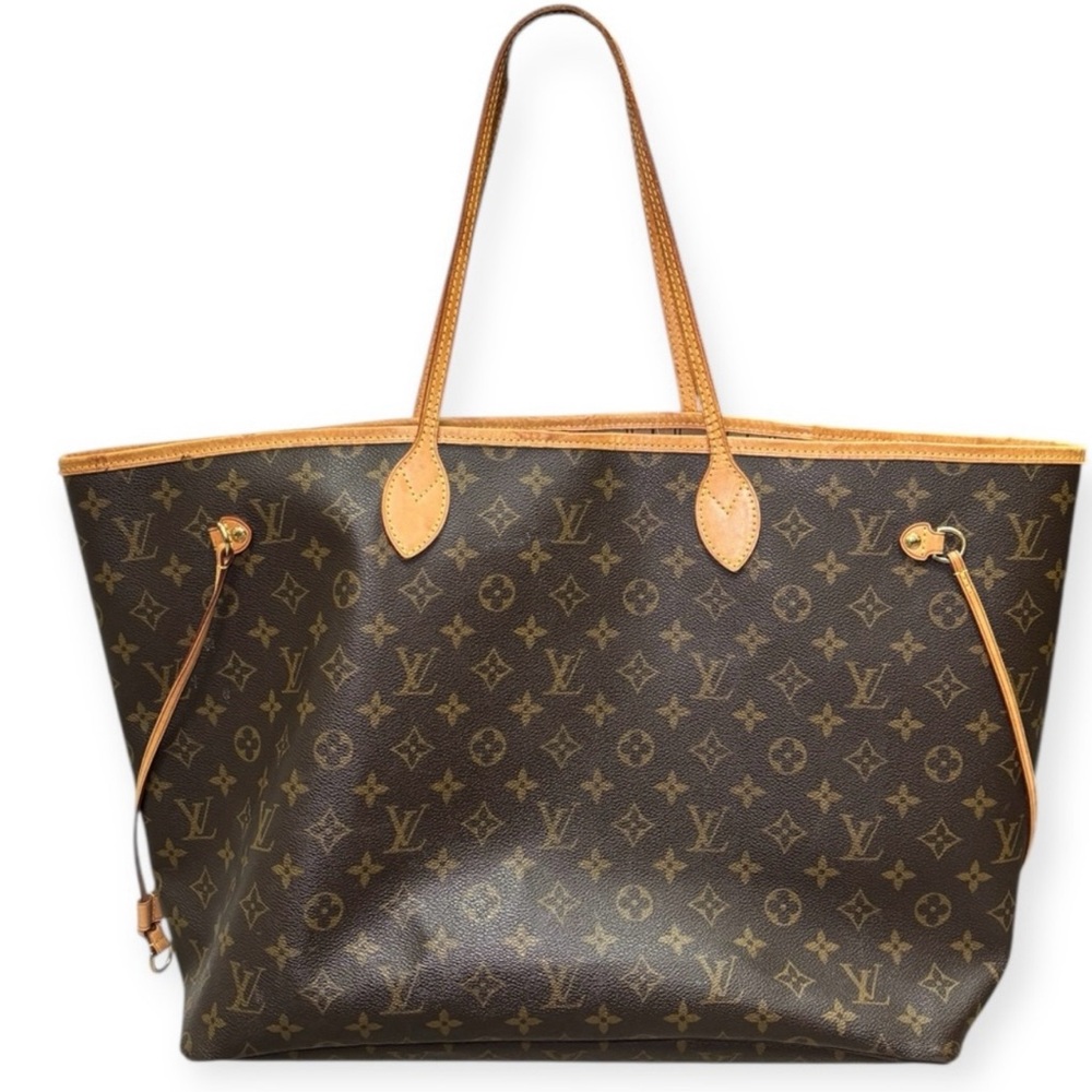 Louis Vuitton Brown Monogram Tote Bag with Vachetta Leather